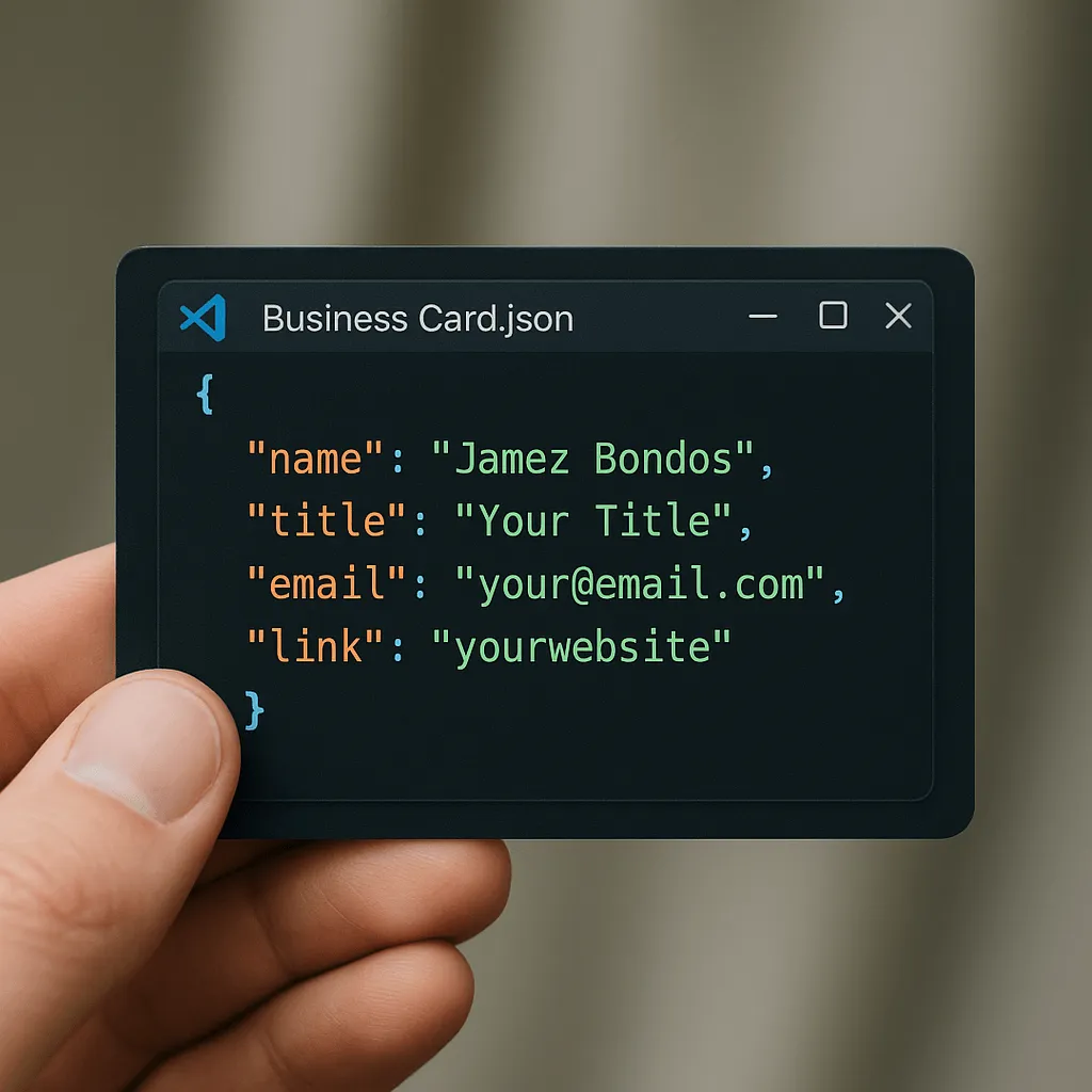 Business card and branding concept generated with AI