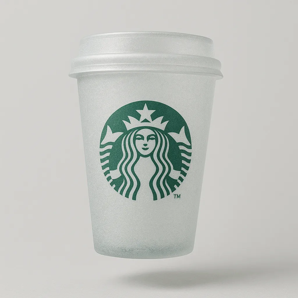 Transform the attached image into soft 3D translucent glass with frosted matte finish and detailed texture, original colors, centered on a light gray background, gently floating in space, soft shadows, natural lighting