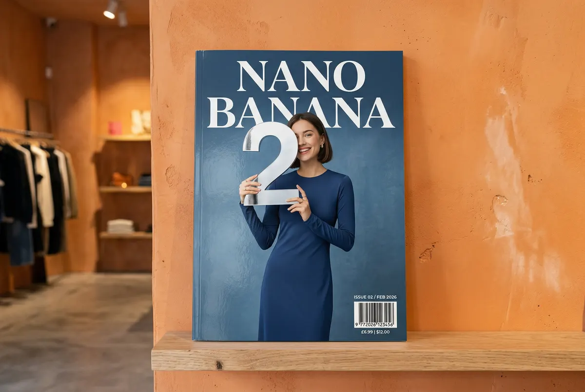 Magazine style AI image example used for NanoBanana 2 page
